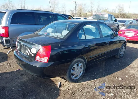 2005 Hyundai Elantra Gls/Gt from USA, damaged, VIN KMHDN46D35U098621
